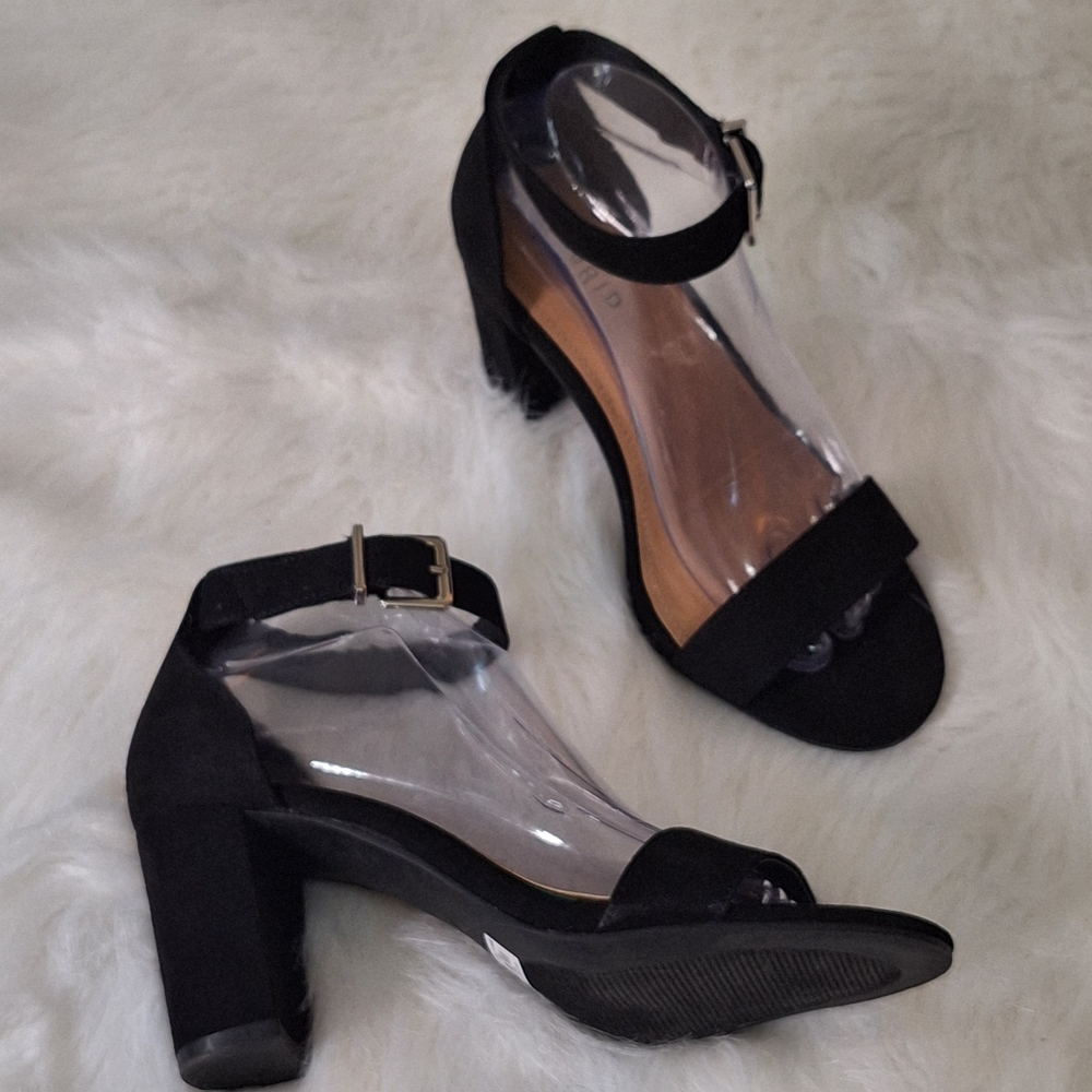 Torrid Black Ankle Strrap Heals sZ 8 Wide